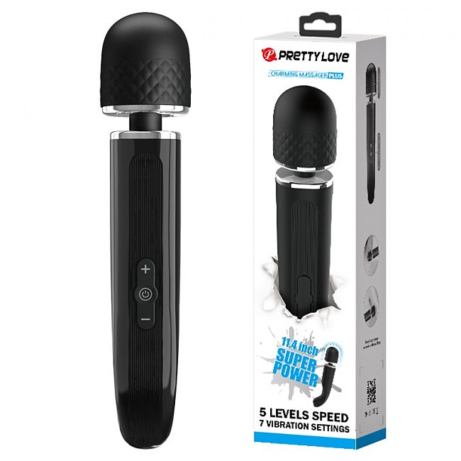   Pretty Love Charming Massager 11,4 inch Black  