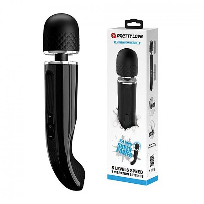   Pretty Love Charming Massager 11,4 inch Black  