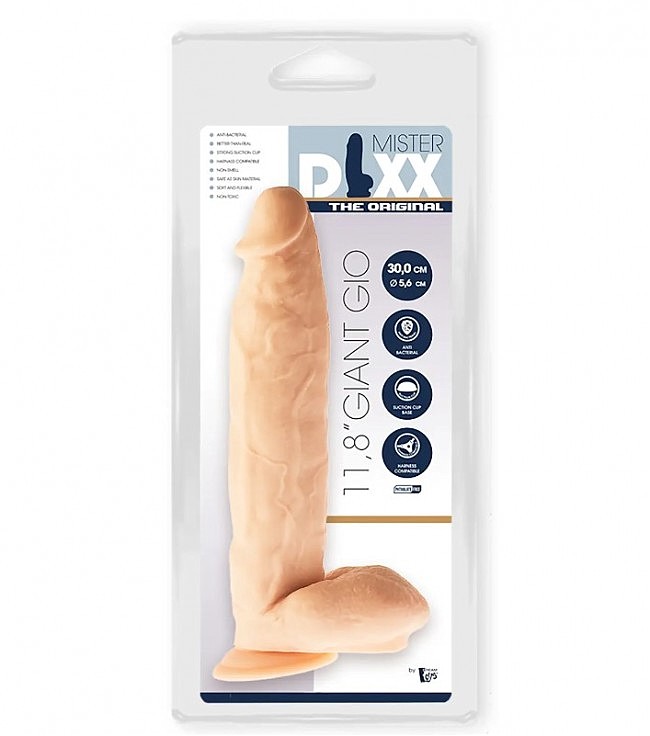 ������ ������������� Mr. Dixx Giant Gio 11.8inch Dildo � ��������
