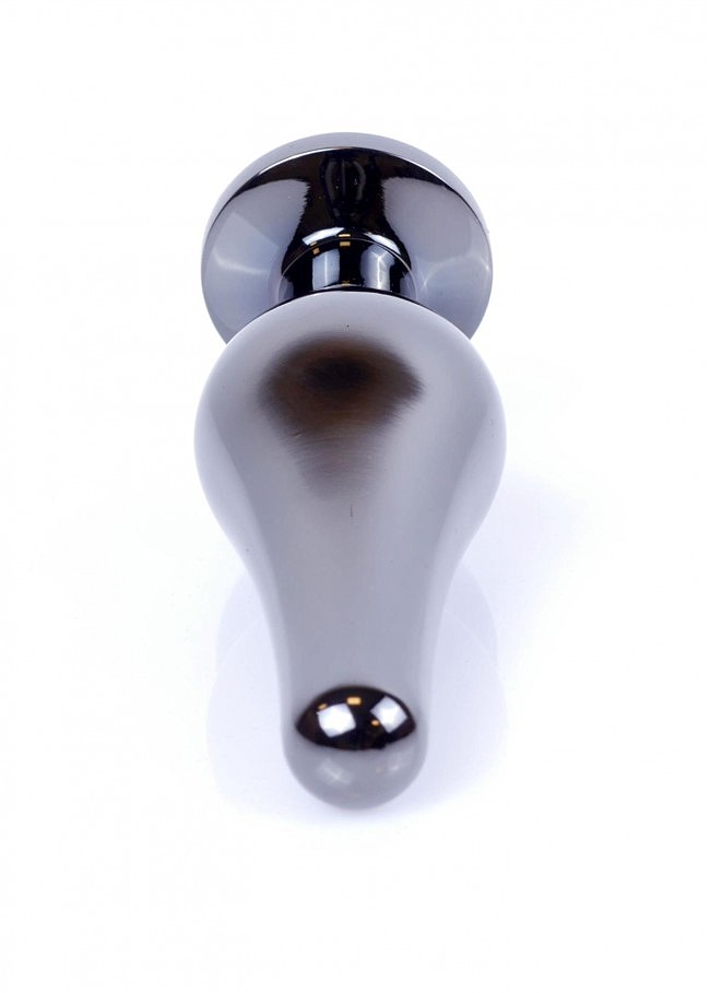    Jewellery Dark Silver Butt Plug Light Blue