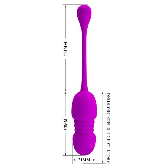  Pretty Love Callie Thrusting Stimulator Purple,  