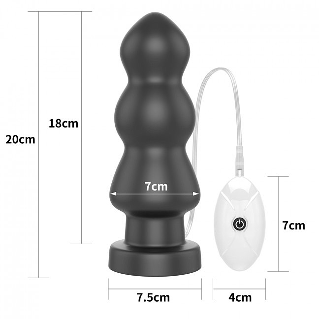�������� ��������������� King Sized Vibrating Anal Rigger 7.8&raquo; LoveToy