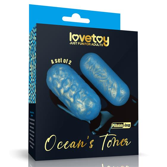    Oceans Toner Egg Set III Blue