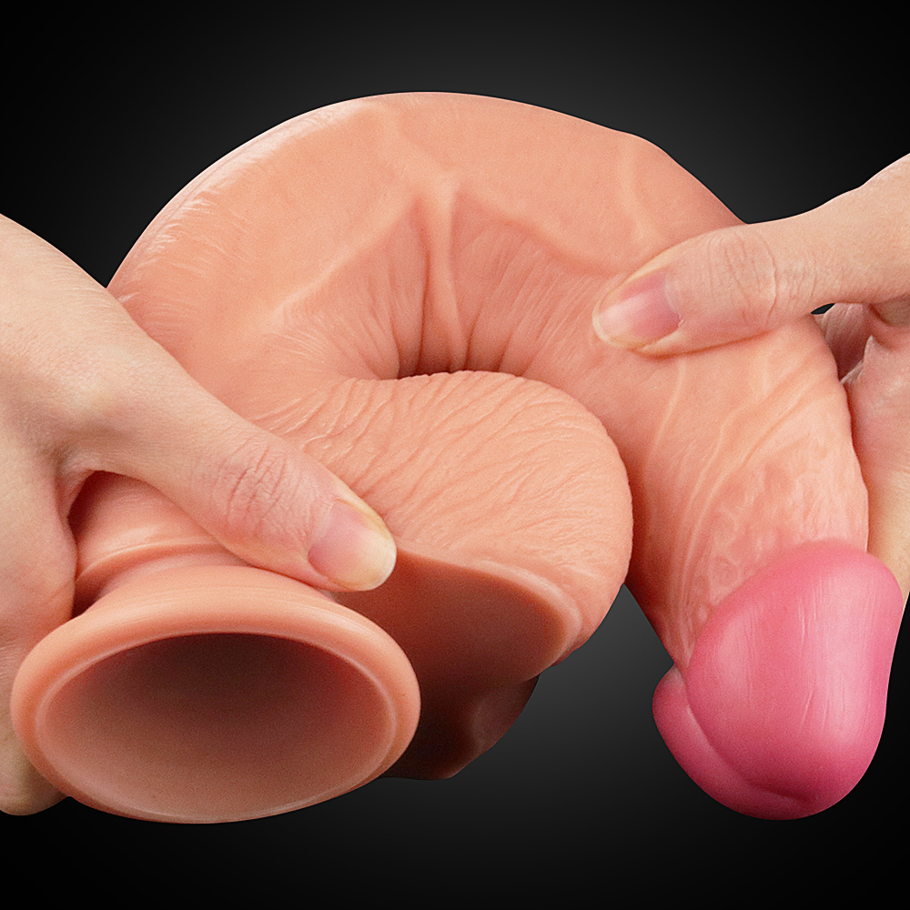     LoveToy Dual-Layered Silicone Cock 10 Flesh