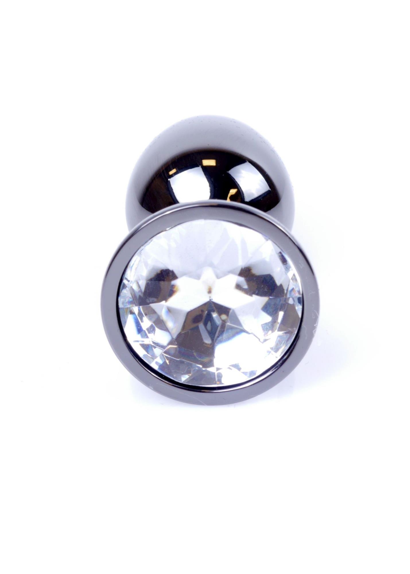    Jewellery Dark Silver PLUG Clear, 2,7 