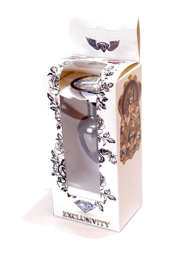    Jewellery Dark Silver PLUG Clear, 2,7 