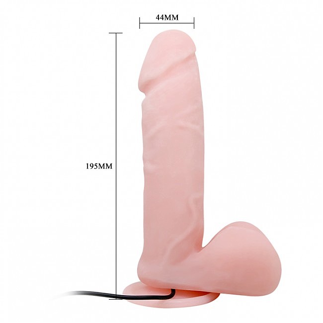    Baile Oliver 9,5 Vibrating Dildo Flesh, 