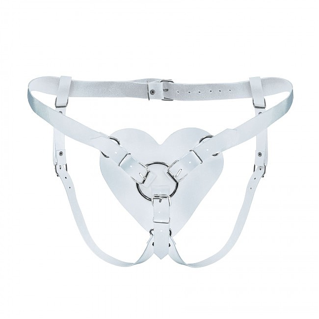-      Feral Feelings  Hearts Strap-on Belt