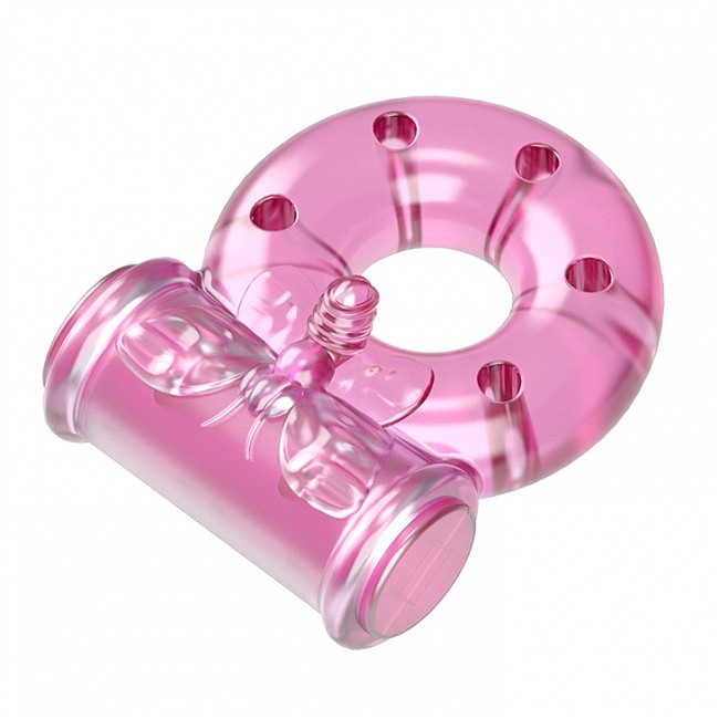   Vibration and condom ring Pink