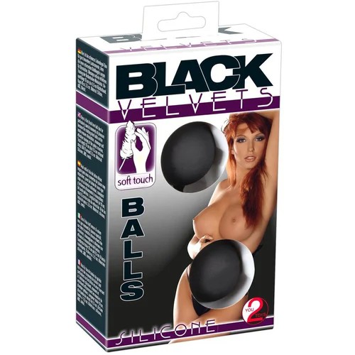   Orion Black Velvets Silicone Balls, 