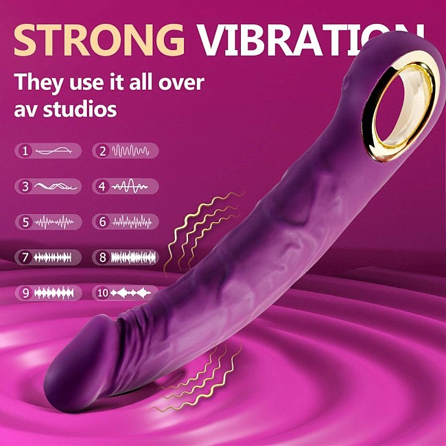   Boss Realistic Vibrator Purple, -, 22,3  3,4 