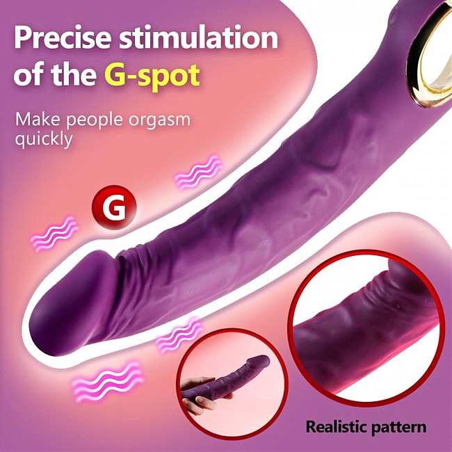   Boss Realistic Vibrator Purple, -, 22,3  3,4 
