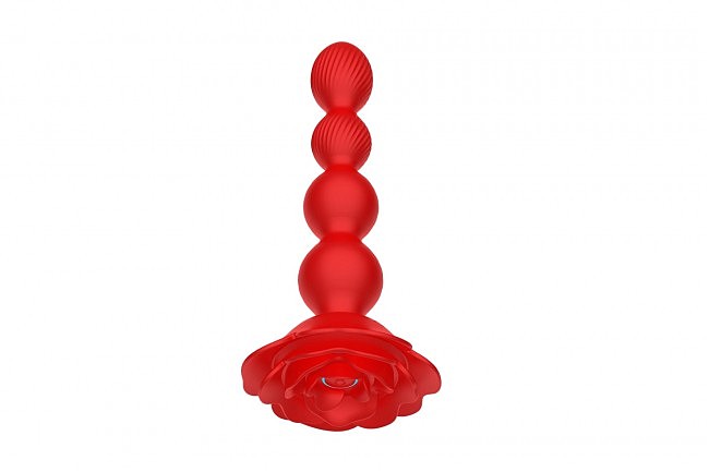  , + Rose Rotating Anal Beads, 18,3  3 