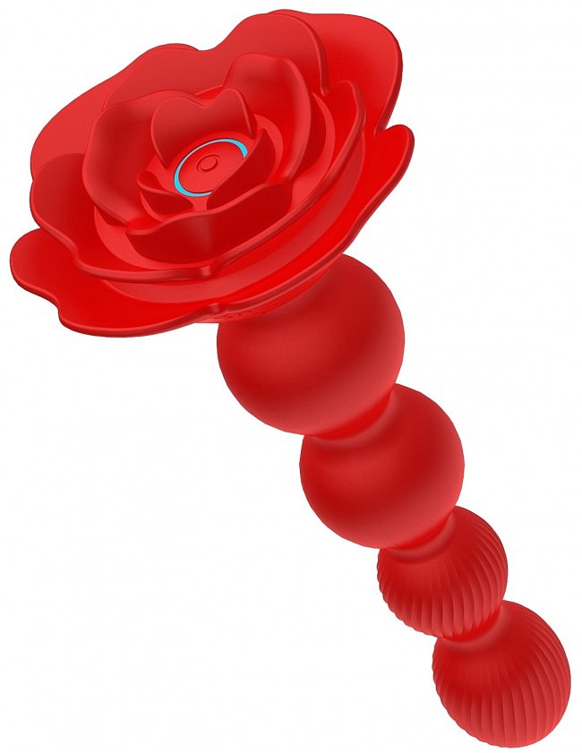  , + Rose Rotating Anal Beads, 18,3  3 