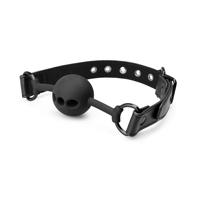  ���� Bedroom Fantasies Ball Gag Breathable Silicone Black