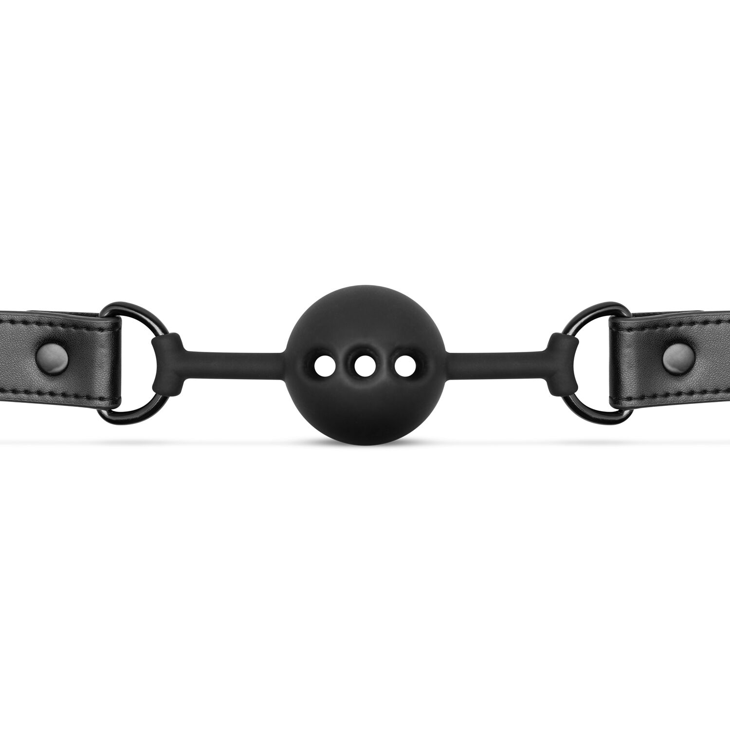  ���� Bedroom Fantasies Ball Gag Breathable Silicone Black