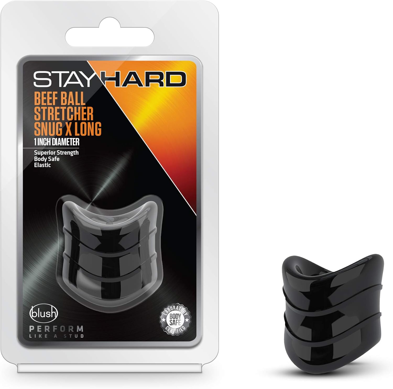   STAY HARD BEEF BALL STRETCHER SNUG XLONG, 3,8  2,5 