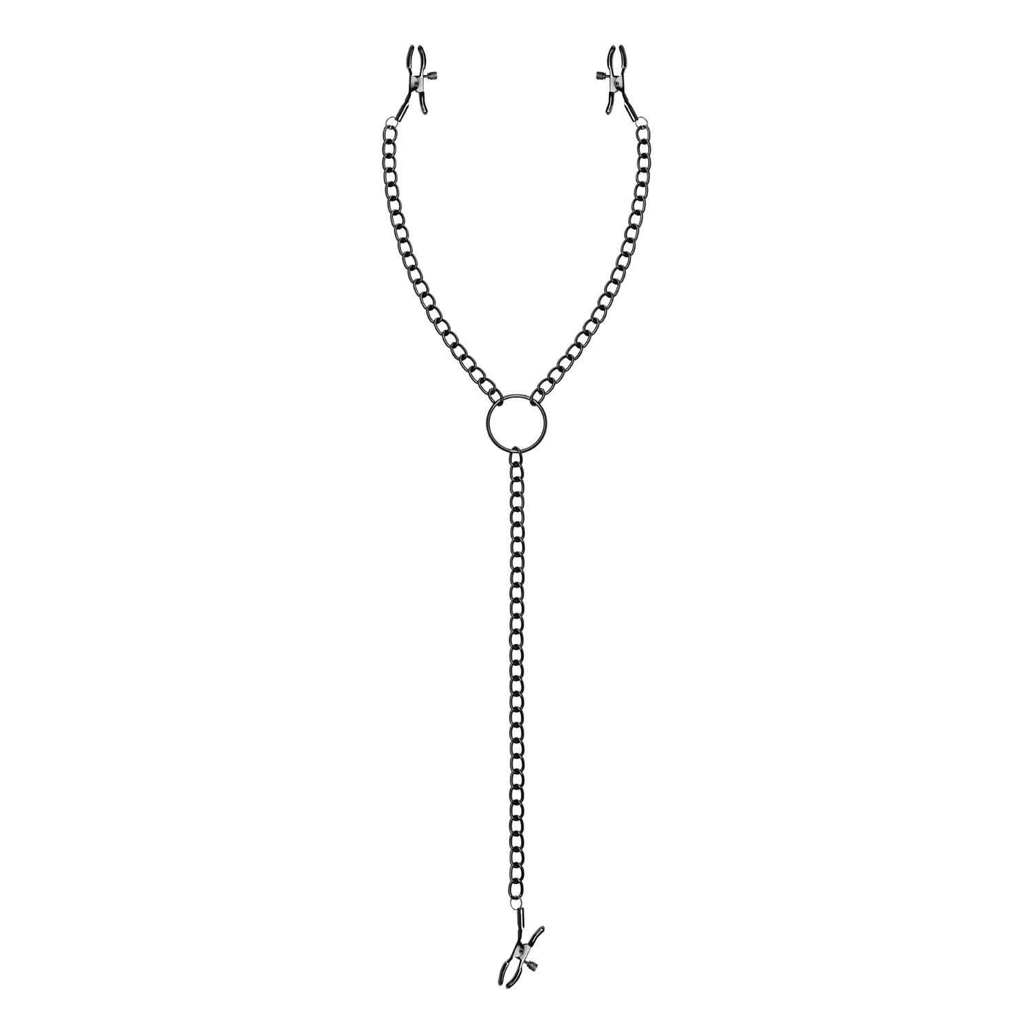 ������ ��� ������ � ������� Bedroom Fantasies Nipple & Clit Clamps Black, 60 ��