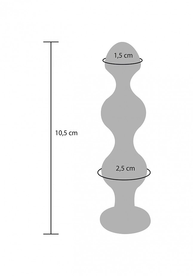 �������� ������ � ���������� Toy Joy Diamond Star Beads, 13,4 � 3 ��