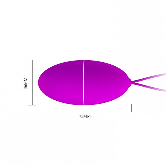     Pretty Love Joanne vibrating egg purple, 12  