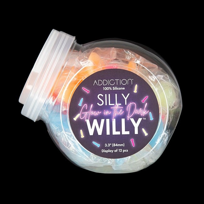 ����� ��������������� ADDICTION Silly Willy Glow in the Dark 12 ��