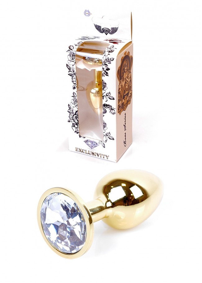   — Jewellery Gold PLUG Clear