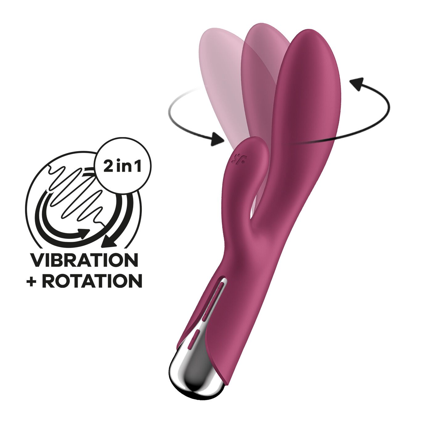 ��������-������ � �������� Satisfyer Spinning Rabbit 1 Red, 3 ������