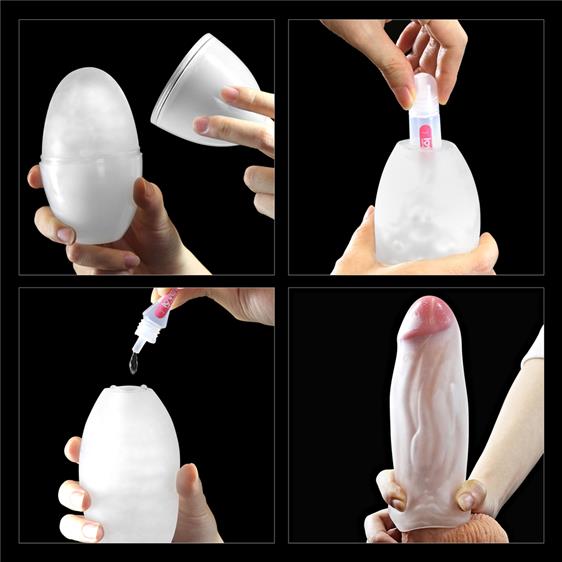 �����������-���� Traning Master Giant Egg Masturbator Blue, 12 � 7 ��