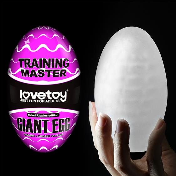 �����������-���� Traning Master Giant Egg Masturbator Purple LoveToy, 12 � 7 ��
