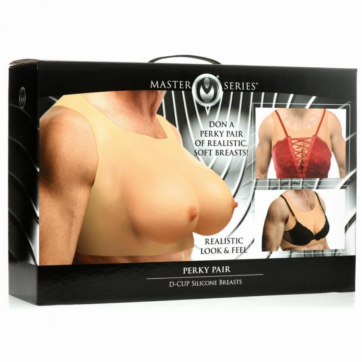    Master Series Perky Pair D-Cup Silicone Breasts