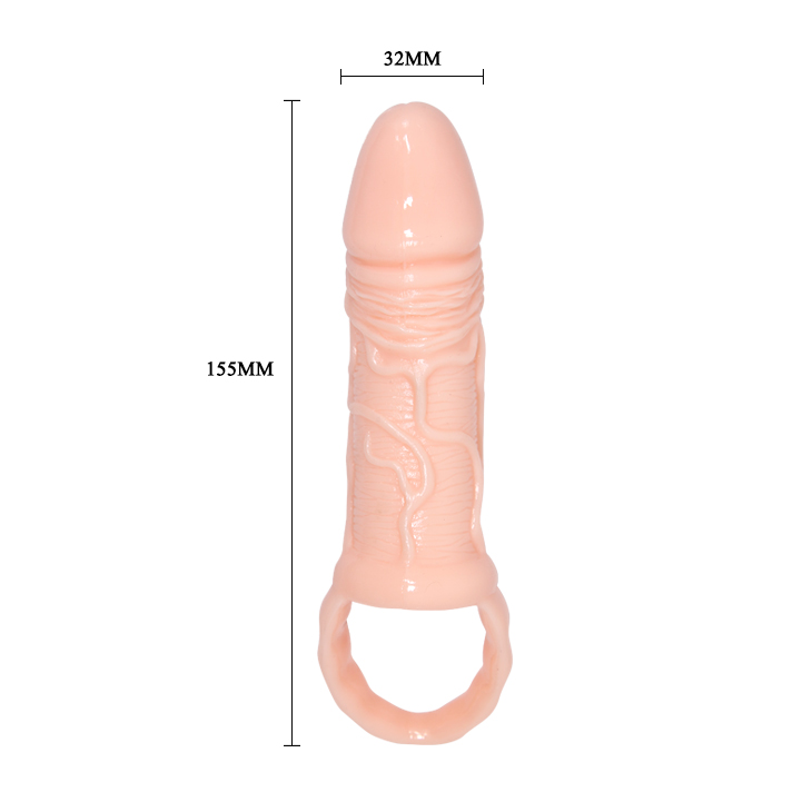 ������� �� ���� ������������ Pretty Love Breyden Penis Sleeve Flesh, 15,5 � 3,2 ��