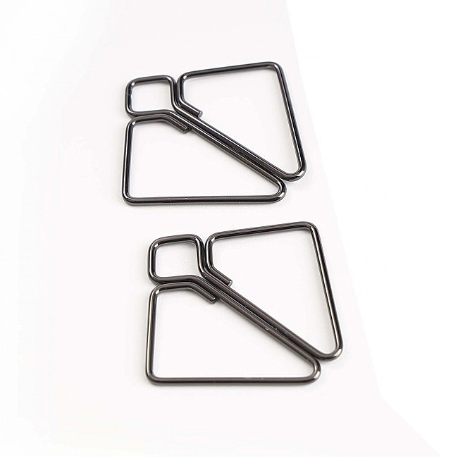       LOCKINK Nipple Clamps with Heavy Pendant Grey