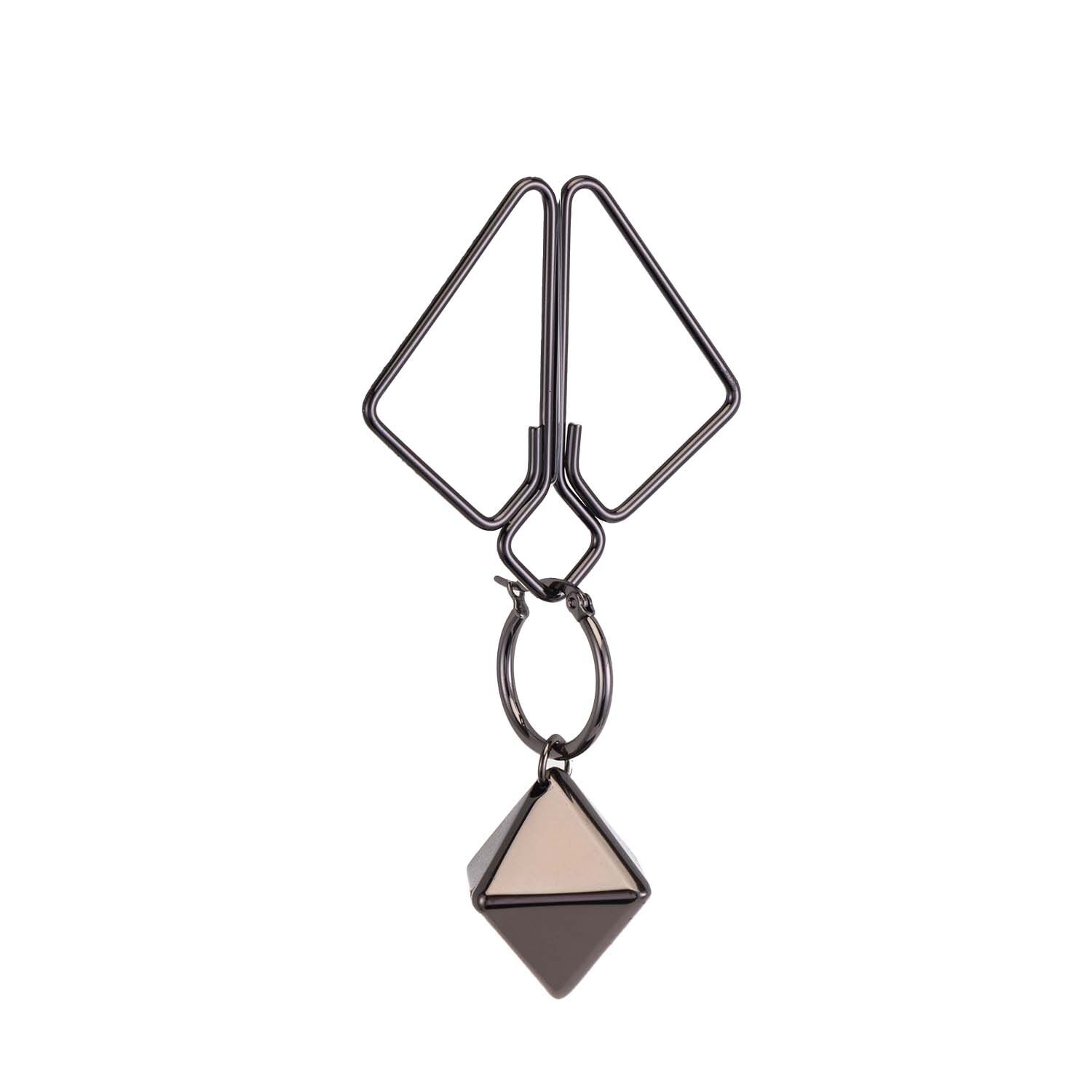       LOCKINK Nipple Clamps with Heavy Pendant Grey