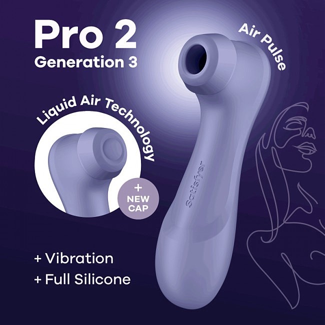    Satisfyer Pro 2 Generation 3 with Liquid Air Lilac