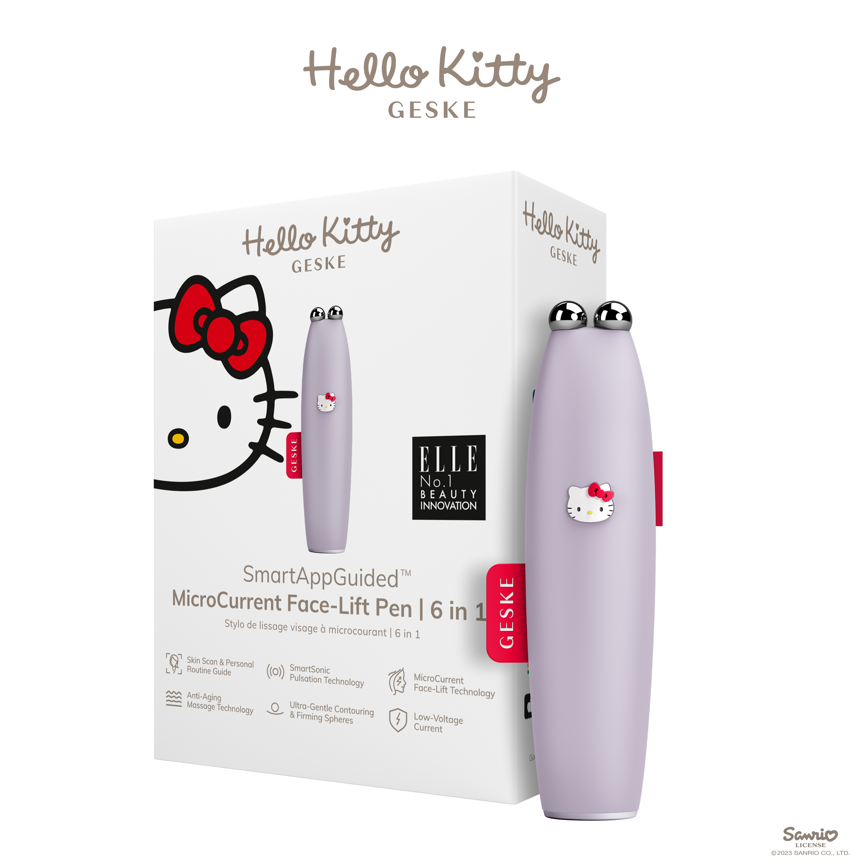      GESKE MicroCurrent Face-Lift Pen 61 by Hello Kitty