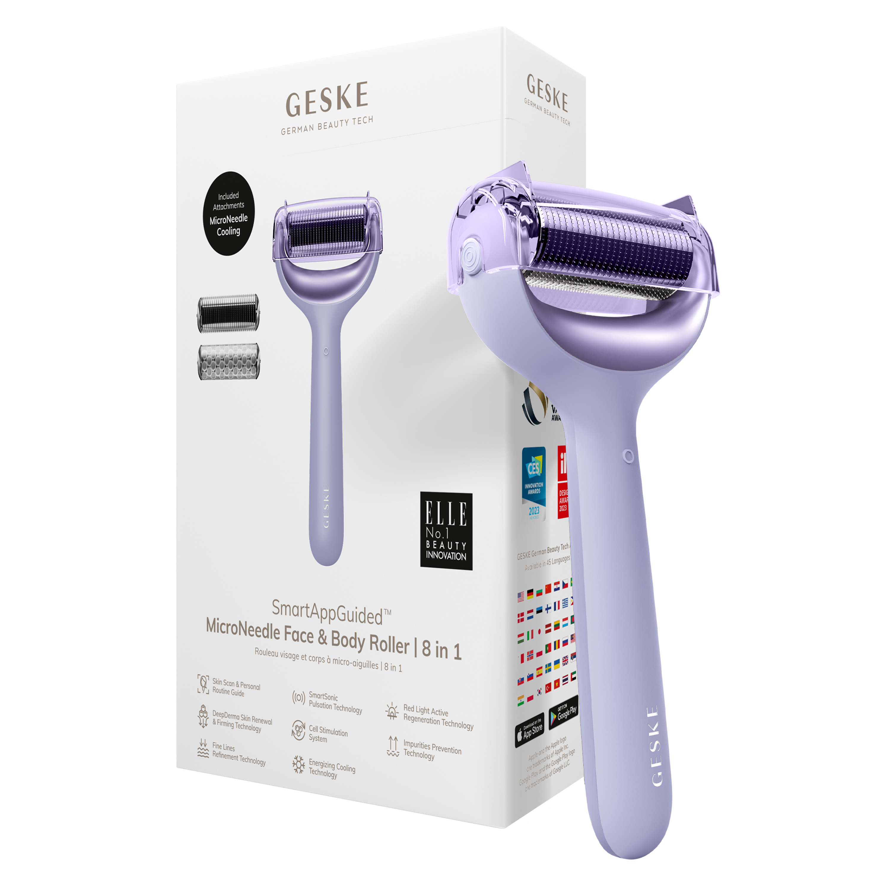         GESKE MicroNeedle Face&Body Roller 81 