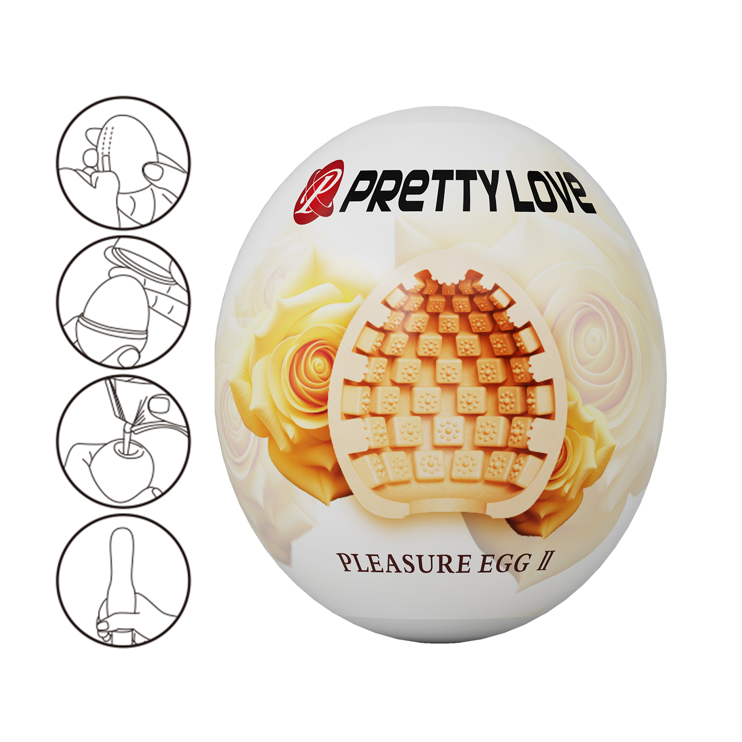 - Pretty Love Pleasure Egg Masturbator Flesh, 5,5  5 