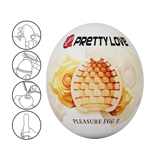 - Pretty Love Pleasure Egg Masturbator Flesh, 5,5  5 