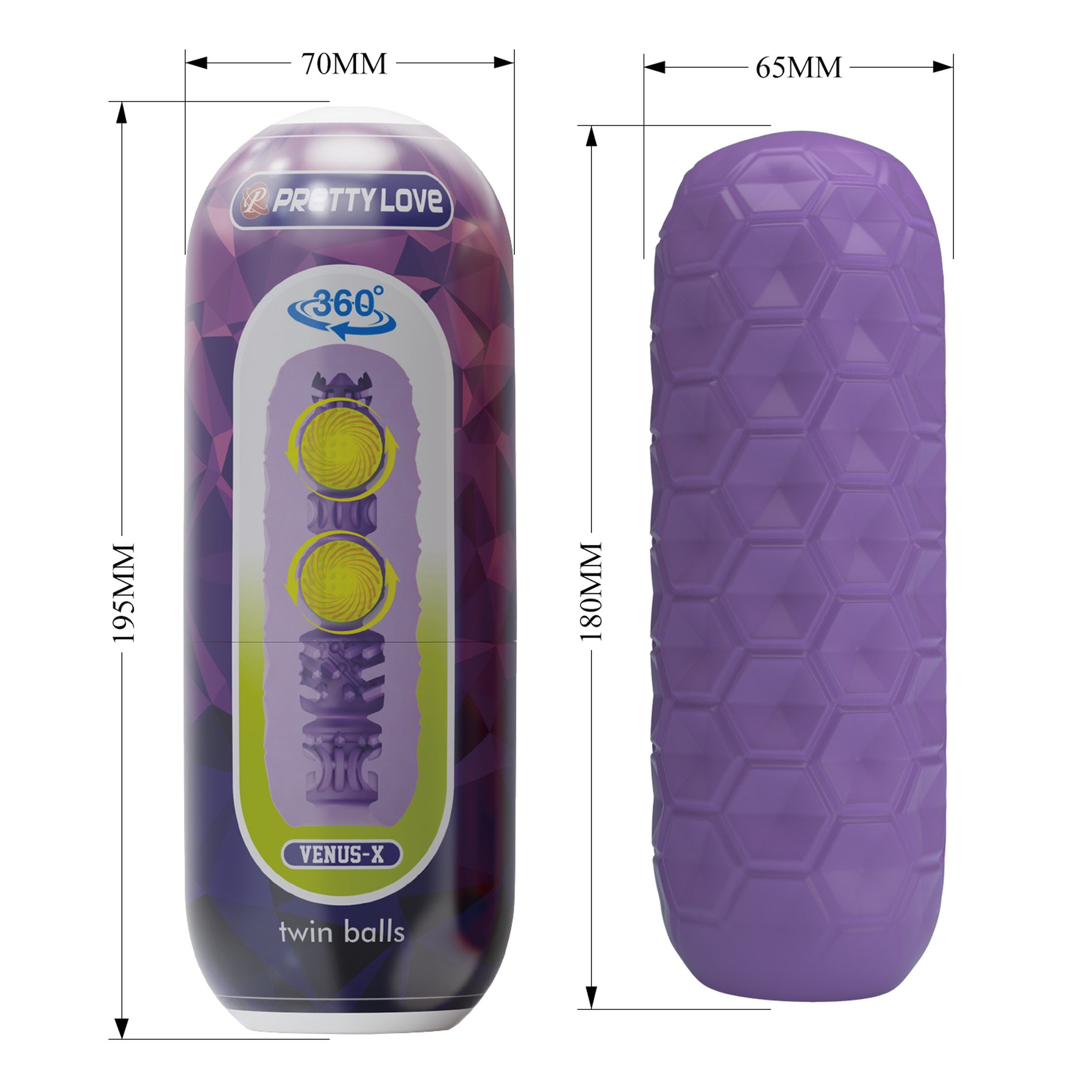 -     Pretty Love Venus-X Purple, 18  6,5 