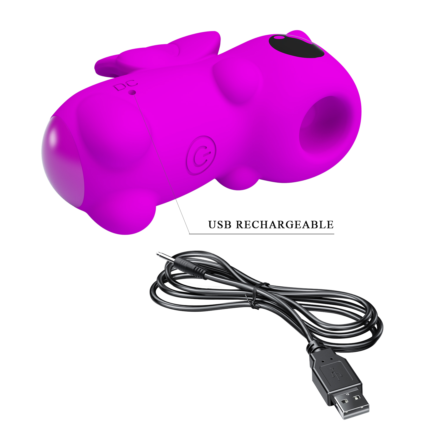 	    Pretty Love Magic Unicorn Stimulator Purple, 7,5  3,2 