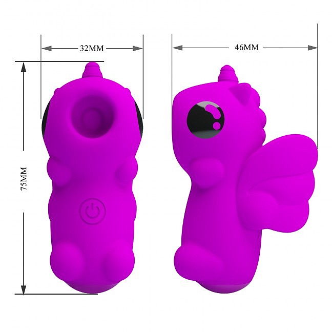 	    Pretty Love Magic Unicorn Stimulator Purple, 7,5  3,2 