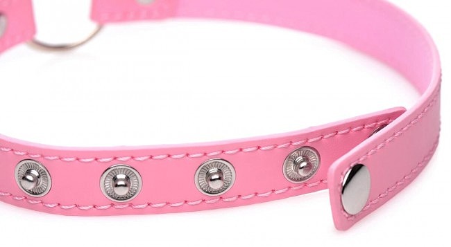  Master Series Kinky Kitty Ring Slim Choker  Pink, 44  1,5 