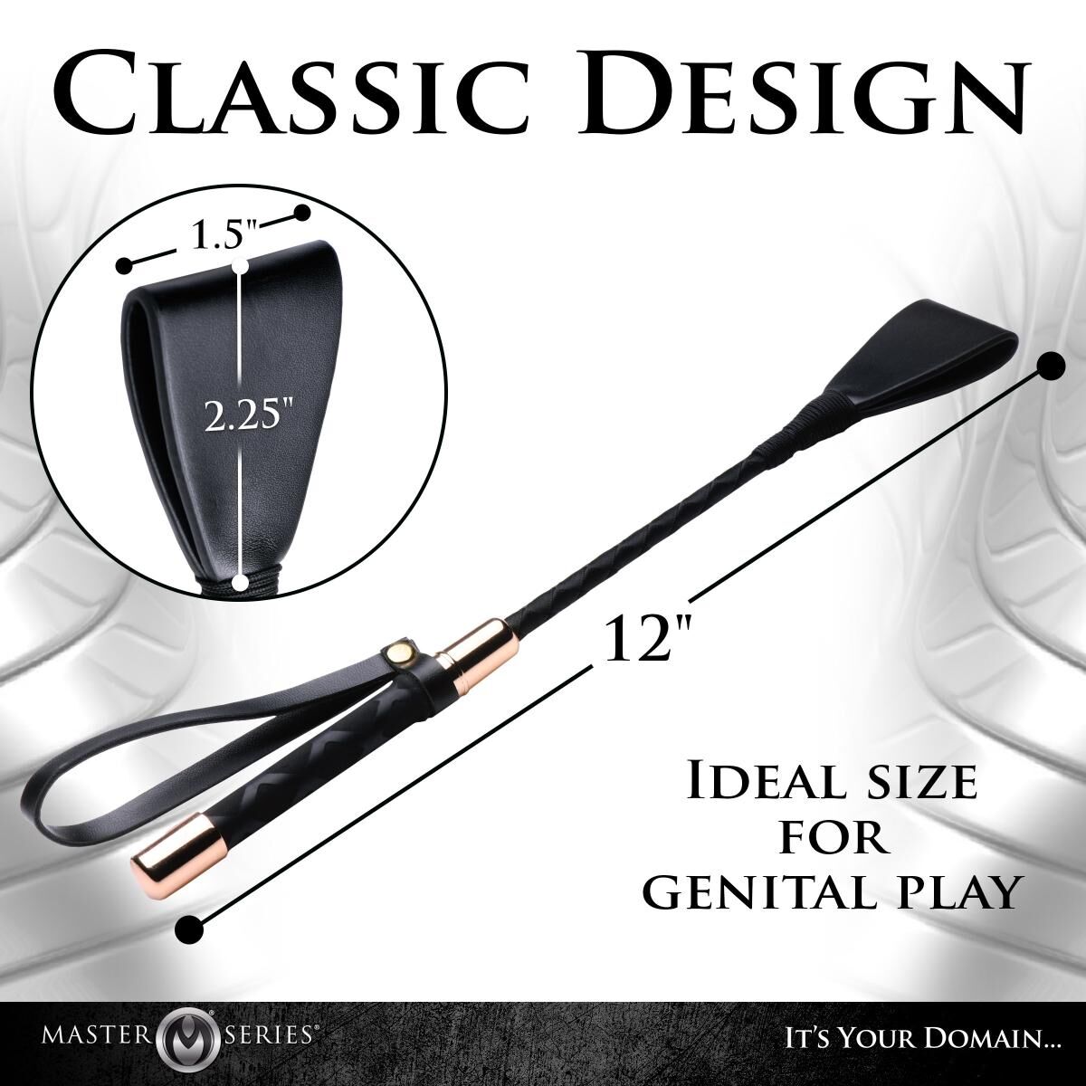 	 Master Series Stallion Riding Crop,  , 