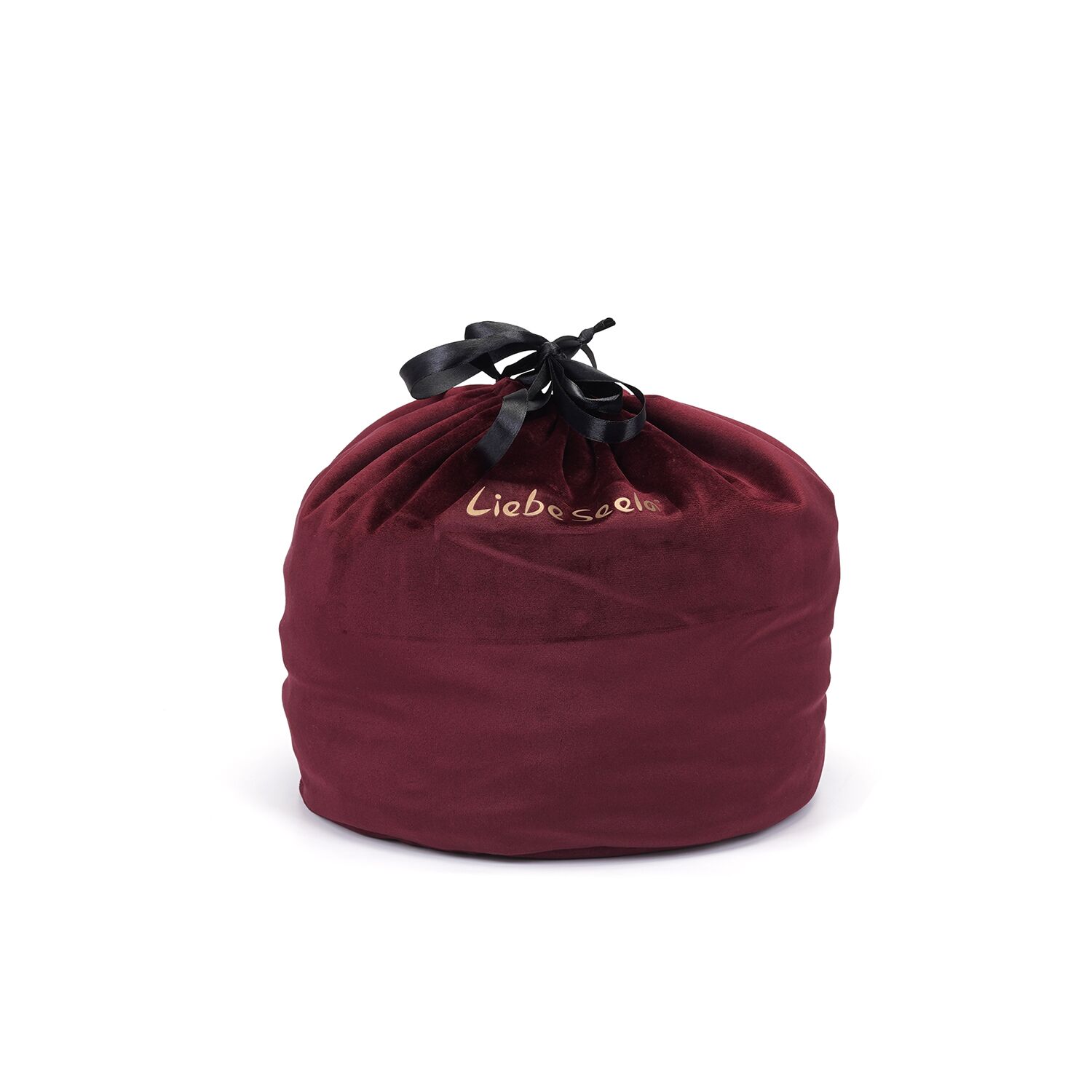 	     Liebe Seele Wine Red Large Storage Bag Cylindrical, 24  25 