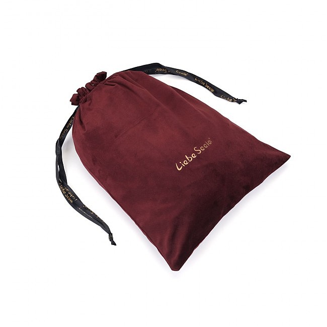 	     Liebe Seele Wine Red Large Storage Bag Oblong, 34  45 