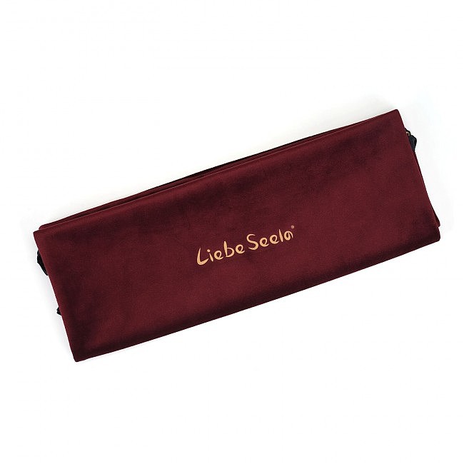 	     Liebe Seele Wine Red Large Storage Bag Oblong, 34  45 