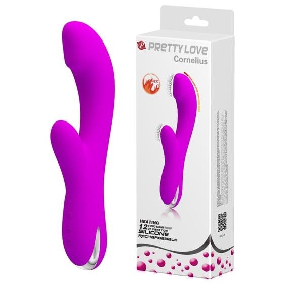      Pretty Love Cornelius Vibrator Pink with heating 21,2   3,8 