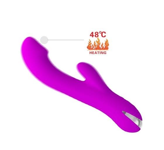      Pretty Love Cornelius Vibrator Pink with heating 21,2   3,8 