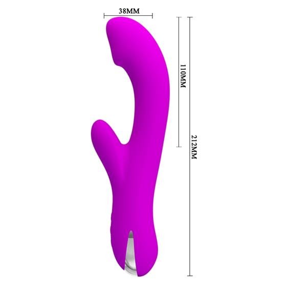      Pretty Love Cornelius Vibrator Pink with heating 21,2   3,8 