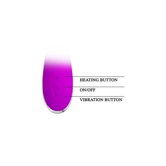     Pretty Love Cornelius Vibrator Pink with heating 21,2   3,8 